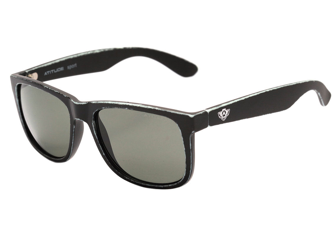 Atitude AT 5342 D03 Preto Fosco Desgastado / Verde - Lente 5,4 cm