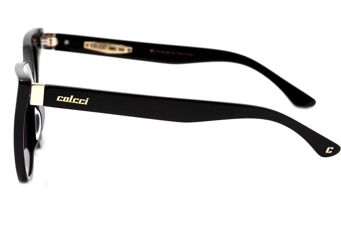 Colcci C0158 Preto Brilho / Cinza - Lente 5,0 cm