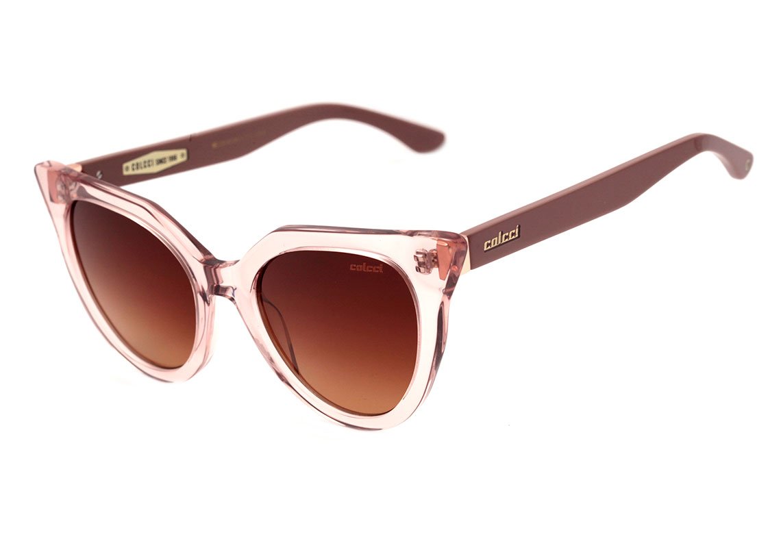 Colcci C0158 Marrom Translúcido Brilho / Marrom Degradê - Lente 5,0 cm