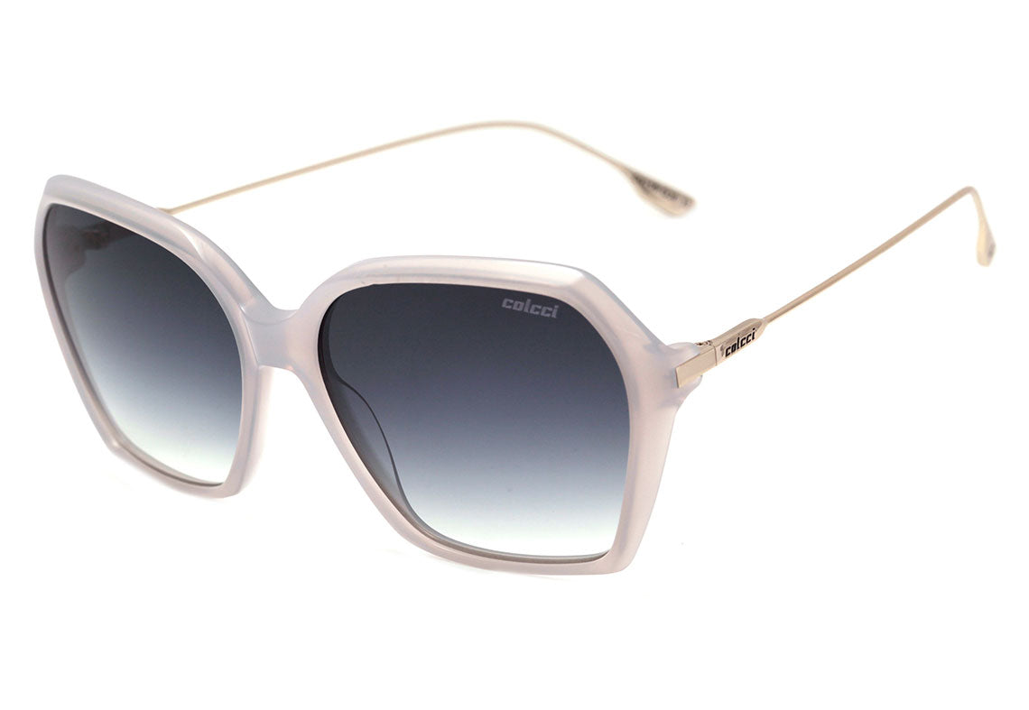 Colcci C0159 Cinza Translúcido Brilho / Cinza Degradê - Lente 5,5 cm