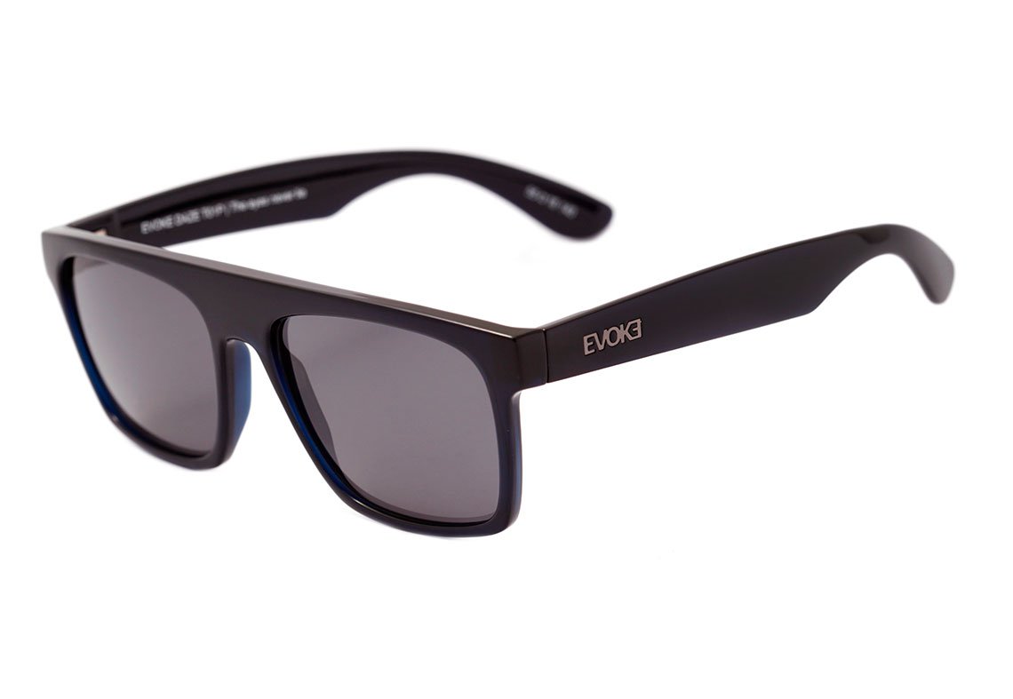 Óculos de Sol Evoke Daze T01P Blue Crystal Shine / Gray Polarized Unico - 54 mm