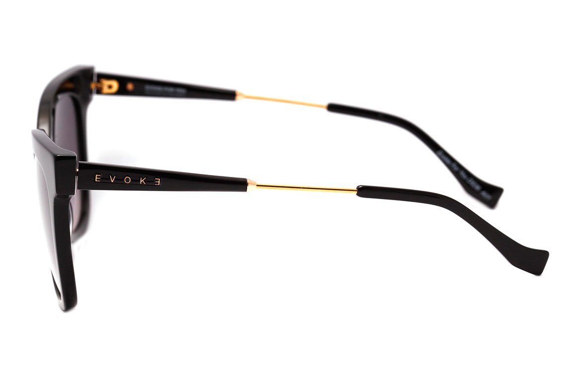 Óculos de Sol Evoke For You Ds36 A01 Black Shine/ Gray Gradient Unico