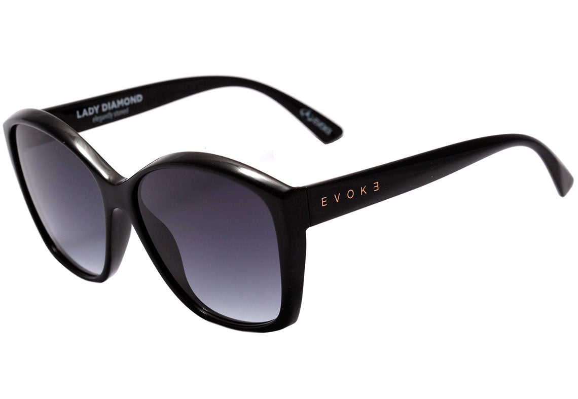 Evoke Lady Diamond A01 Black Shine / Gray Gradient Unico - 59 mm