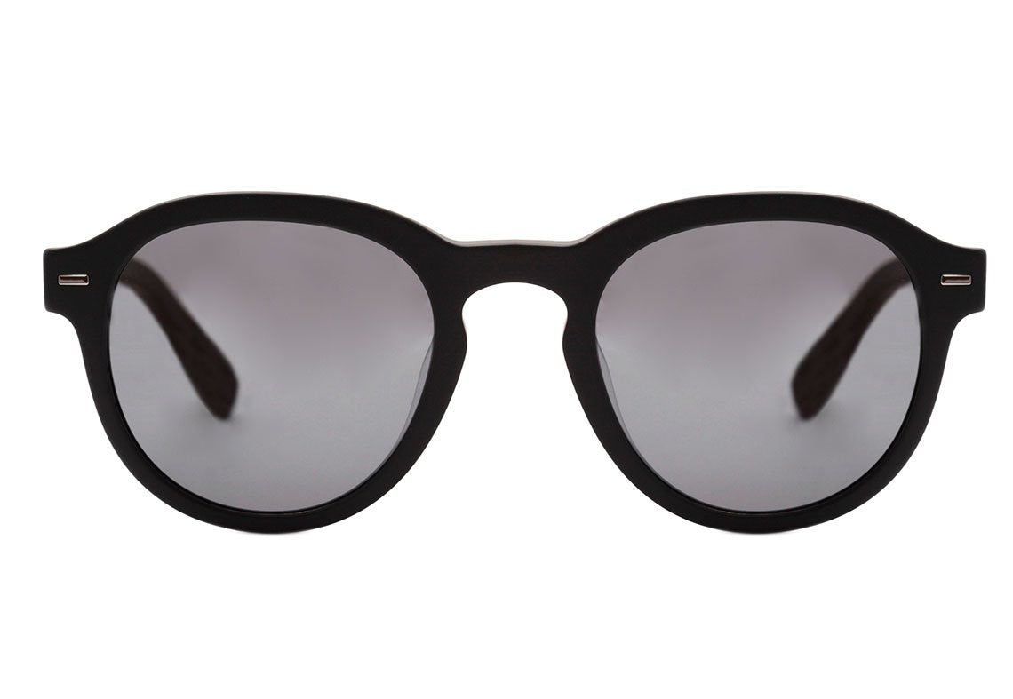 Evoke Native 2 A02 Black Matte Temple Wood / Gray Unico - Lente 5,0 cm