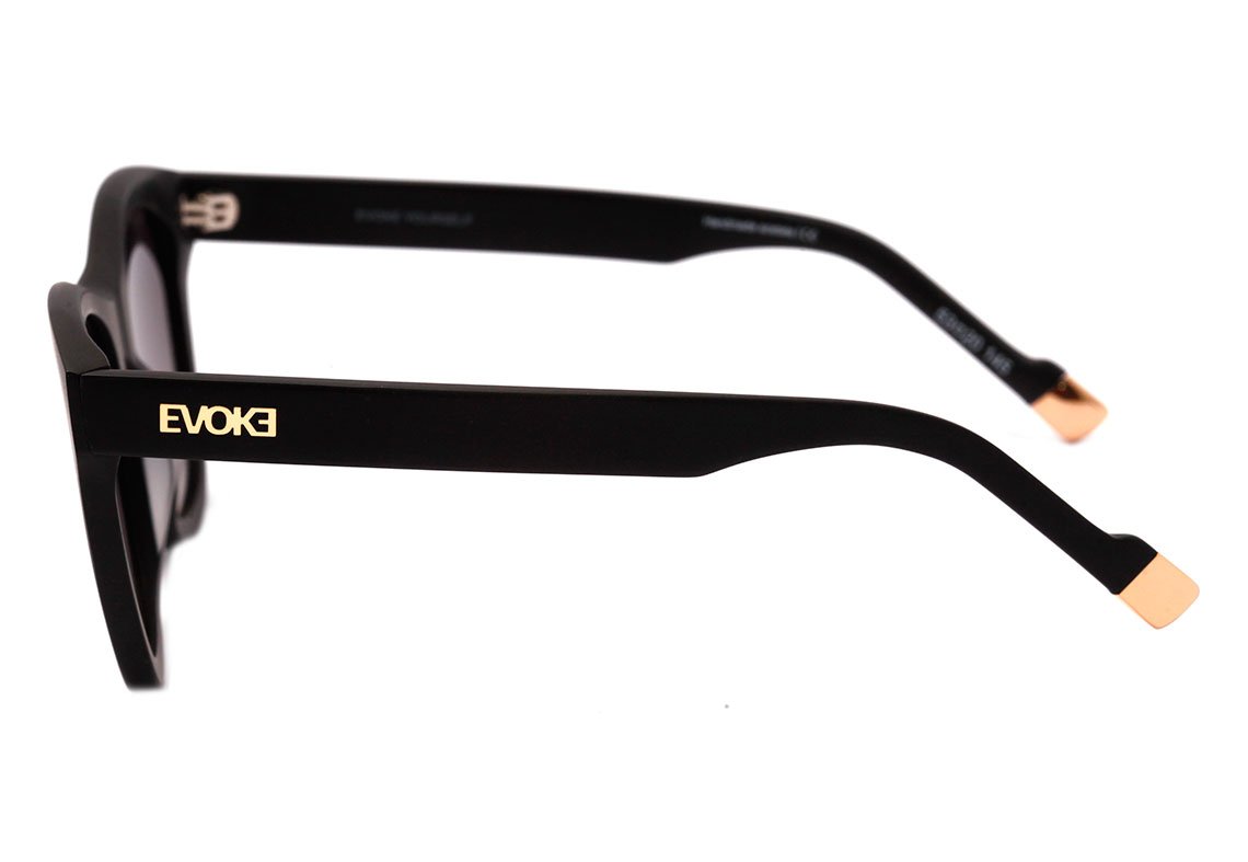 Óculos de Sol Evoke On The Rocks BL IX A11S Black Matte Rubber / Silver Flash Unico - 53 mm