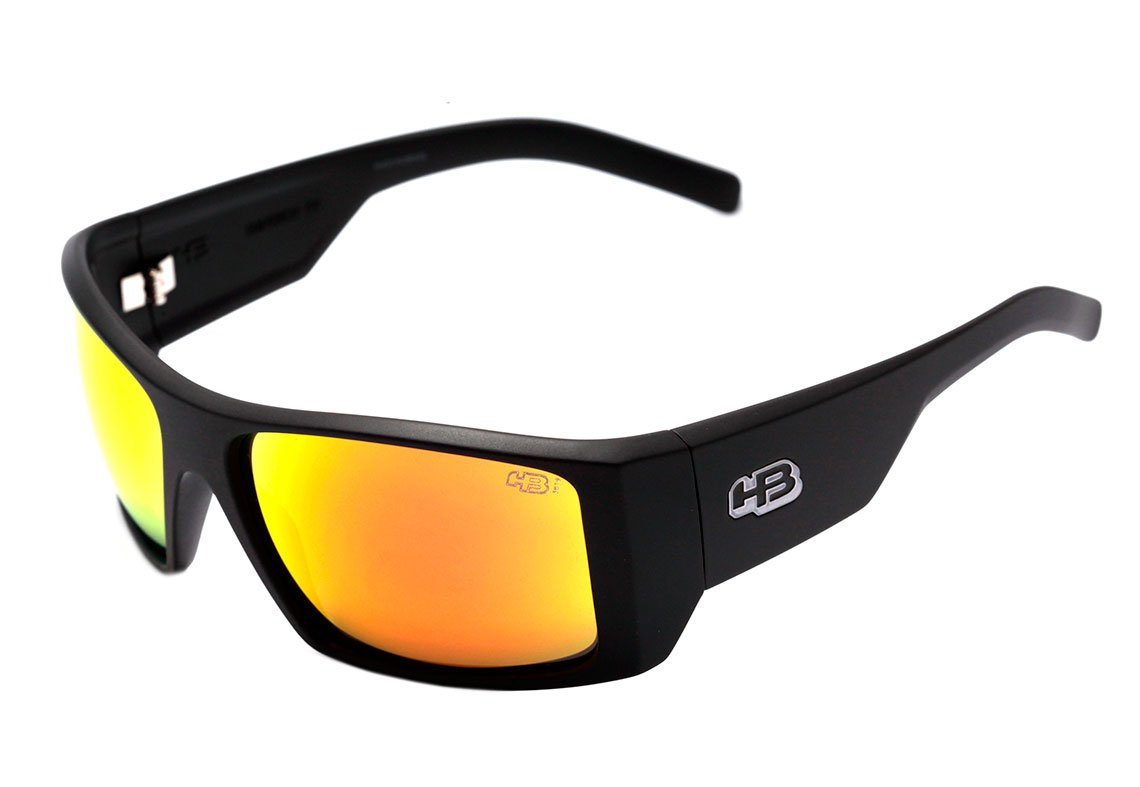 HB Rocker 2.0 Matte Black / Red Chrome Unico - Lente 6,1 cm