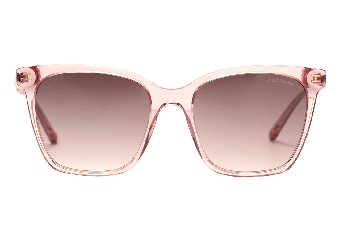 Hickmann HI 9097 T02 Rosa Translúcido e Dourado Brilho/ Marrom Degradê Lente 5,3 cm