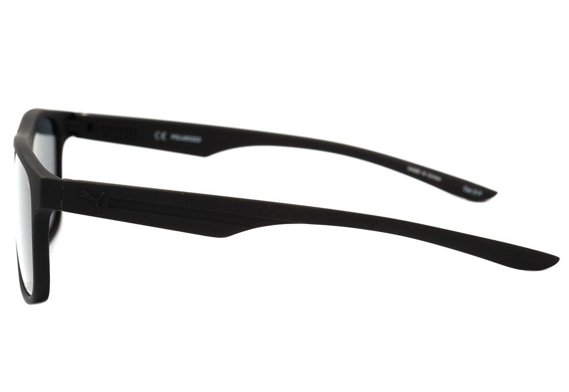 Puma PU0192S 002 Preto Fosco / Cinza Polarizado - Lente 5,7 cm