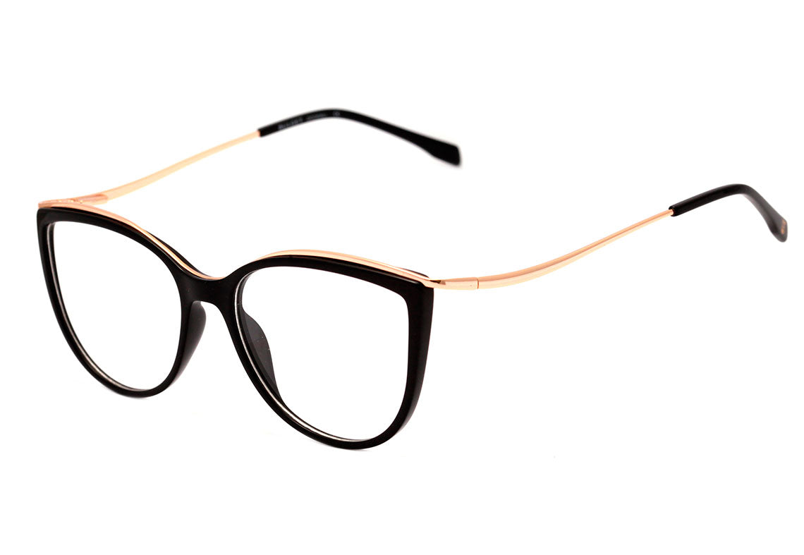 Bulget BG 6336 I A01 Preto e Dourado Brilho - Lente 5,5 cm