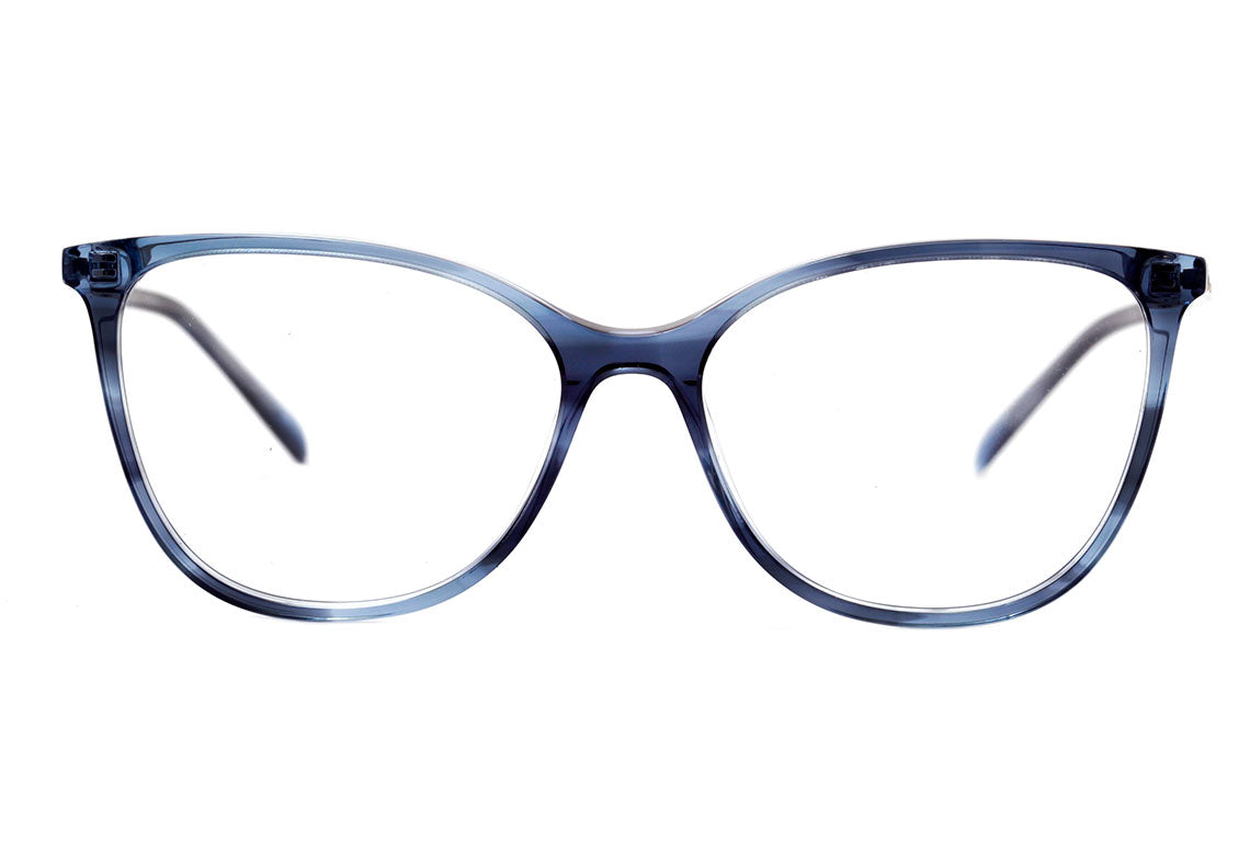 Hickmann HI 6141 E03 Azul Translúcido Brilho - Lente 5,3 cm