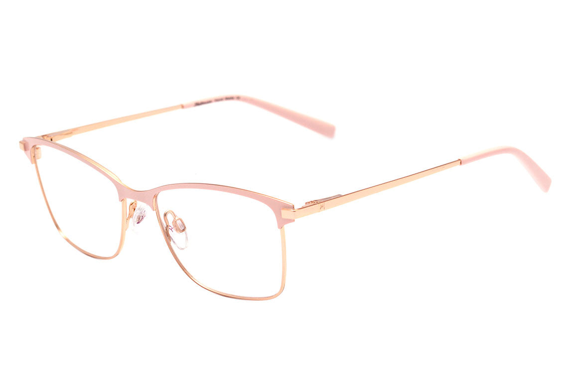 Hickmann Teen HI 1060 Y 05A ROSA FOSCO E DOURADO BRILHO 51 mm