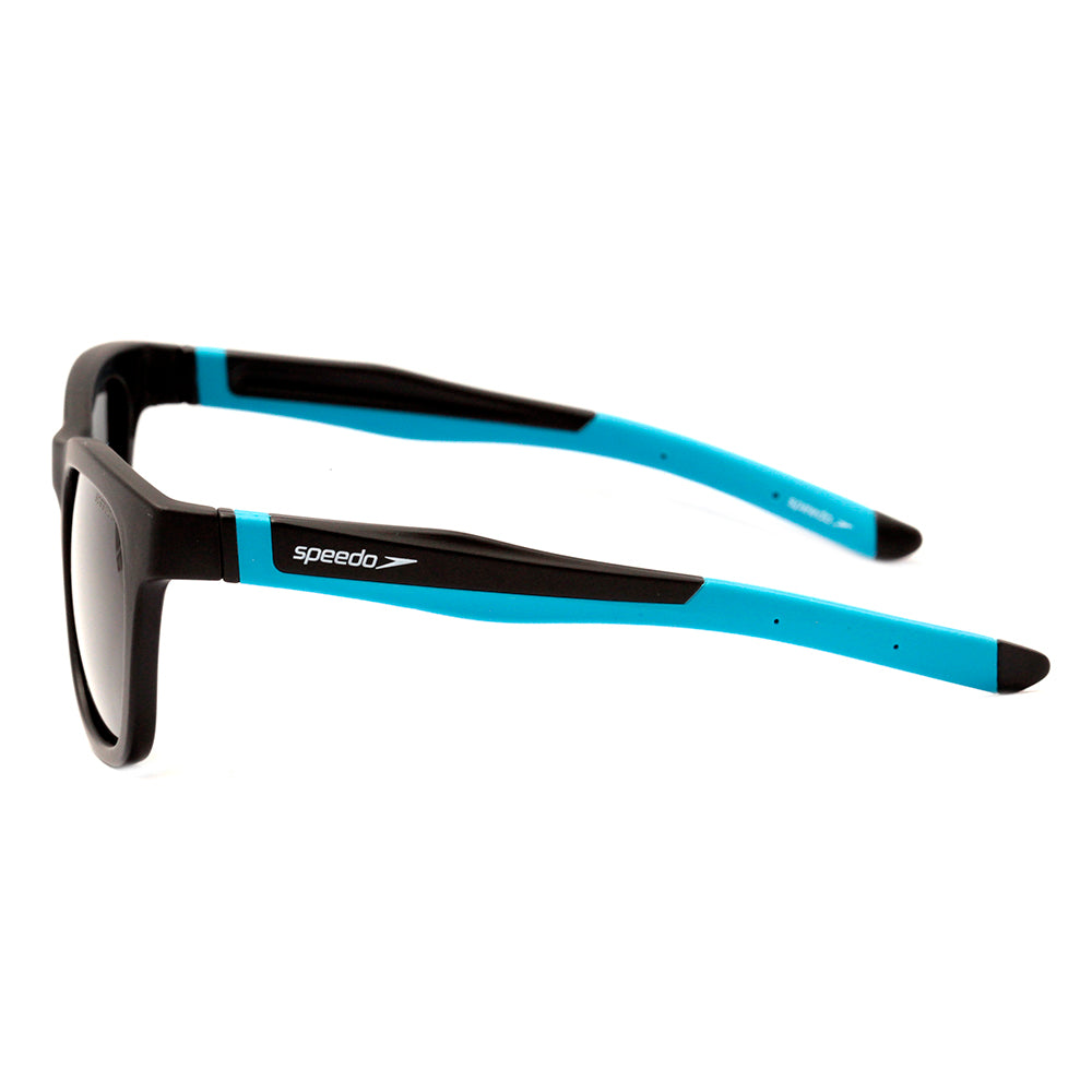 Speedo Drible Infantil A02 Preto e Azul Fosco / Cinza Polarizado - Lente 4,8 cm