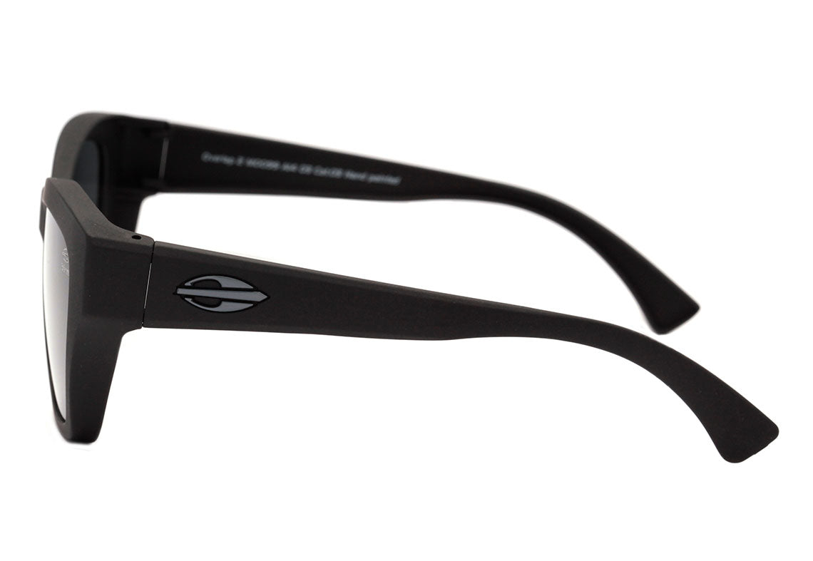 Mormaii Overlap 2 De Sobreposição Preto Fosco / Cinza Polarizado Unico - Lente 5,5 cm
