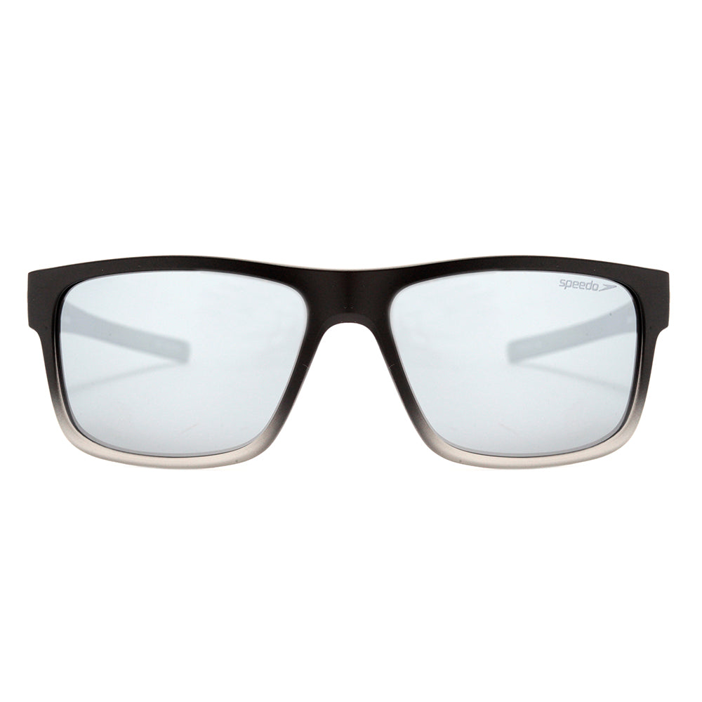 Speedo Rino C02 Preto Degradê Fosco/ Prata Espelhado Polarizado Lente 5,7 cm