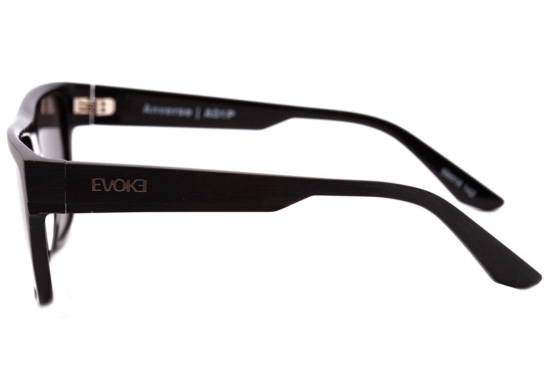 Óculos de Sol Evoke Anverse A01P Black Matte Black Shine/ Black Polarized Unico