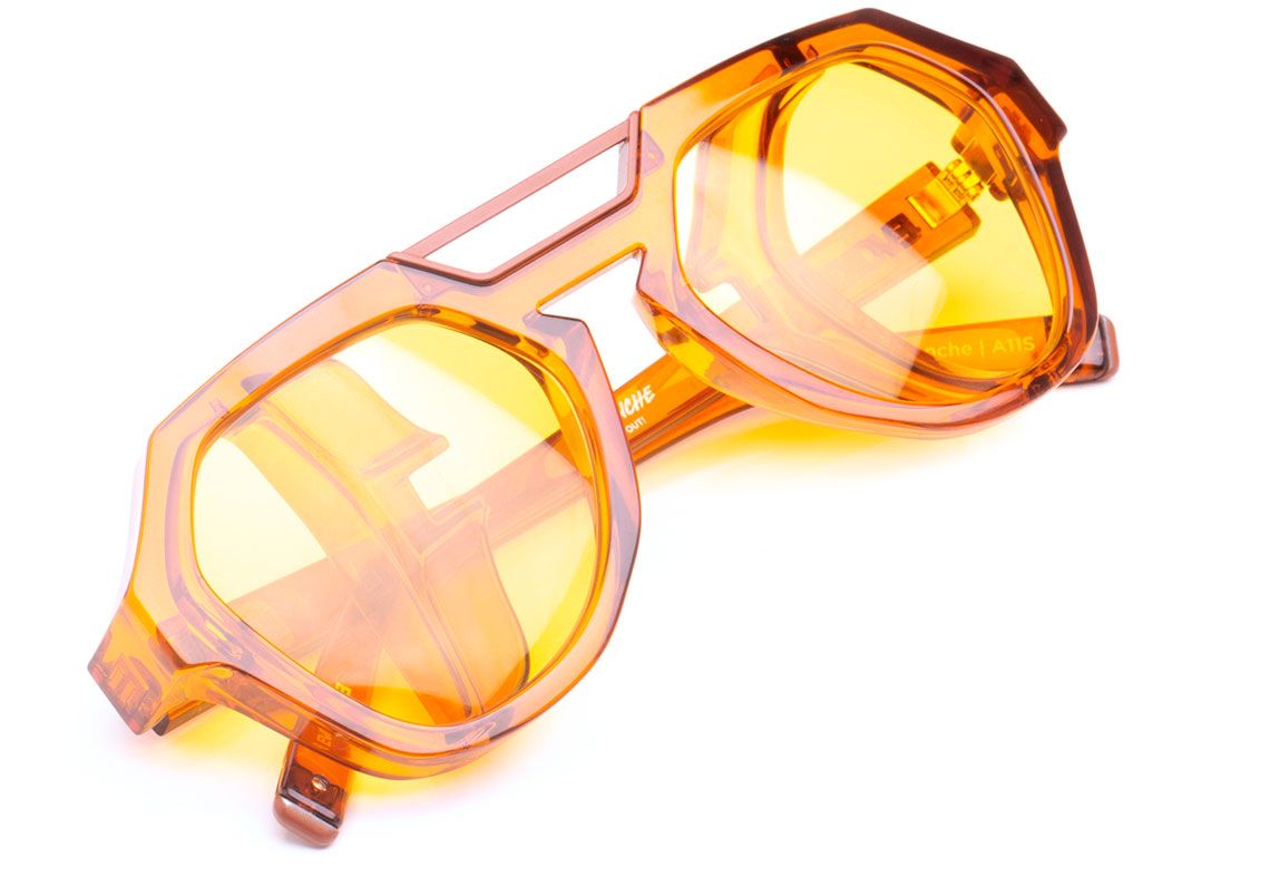 Evoke Avalanche Yago Dora YD02 Crystal Ambar Caramel/ Yellow UNICO