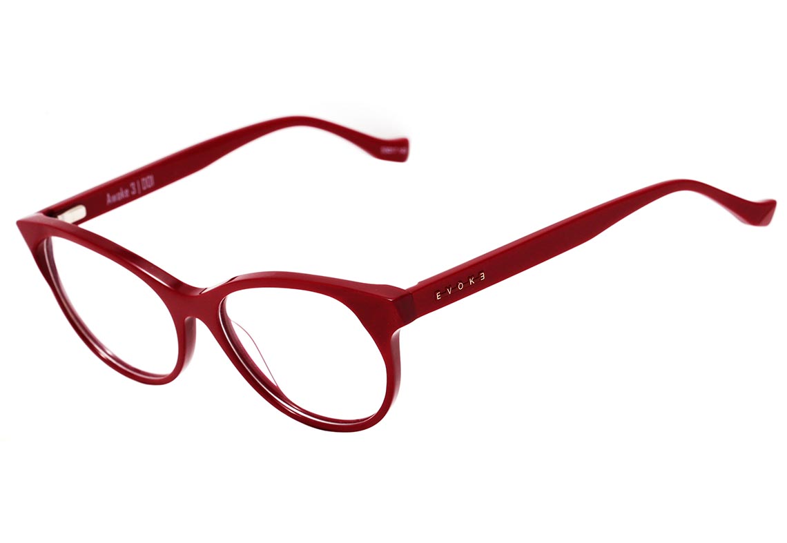 Óculos de Grau Evoke Awake 3 D01 Red Shine - 53 mm