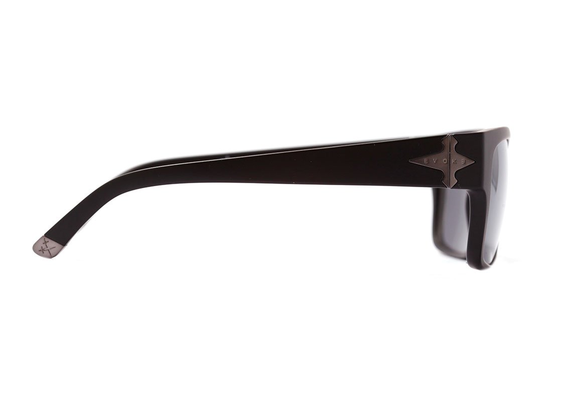 Óculos de Sol Evoke Capo I BR02 Black Matte / Gray Matte Unico - Lente 5,5 cm