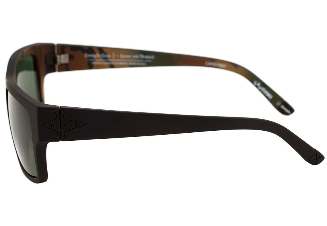 Óculos de Sol Evoke Capo I Pedro Barros - Black Camouflage/ G15 Green
