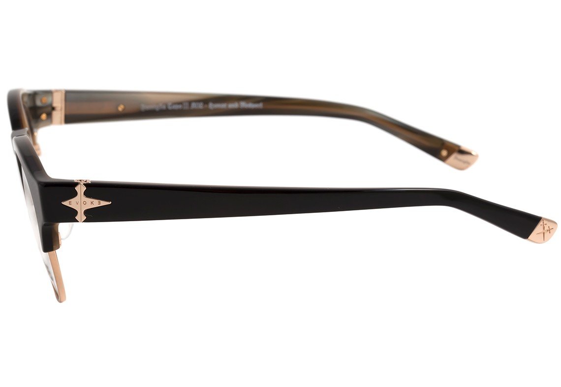 Evoke Capo III A02 Black Bone Gold - Lente 4,9 cm - Grau