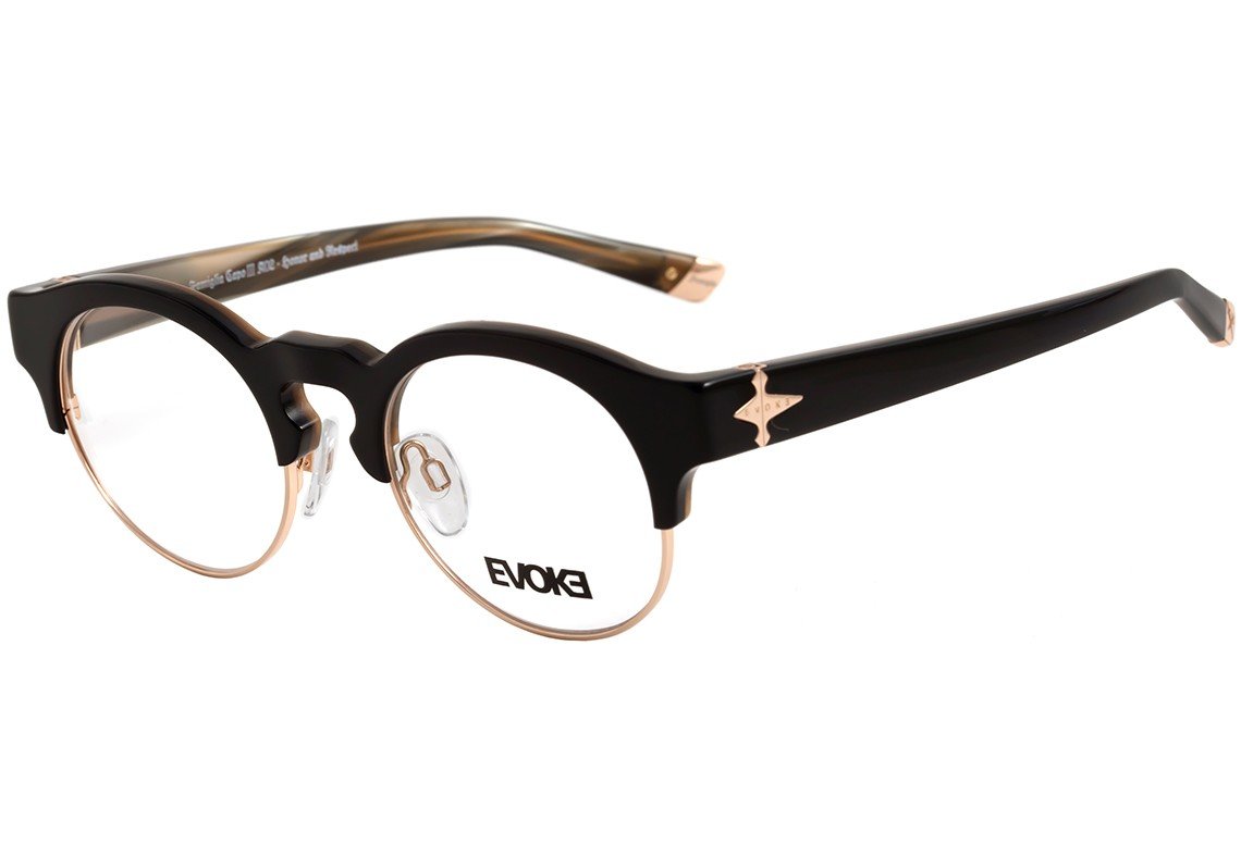 Evoke Capo III A02 Black Bone Gold - Lente 4,9 cm - Grau