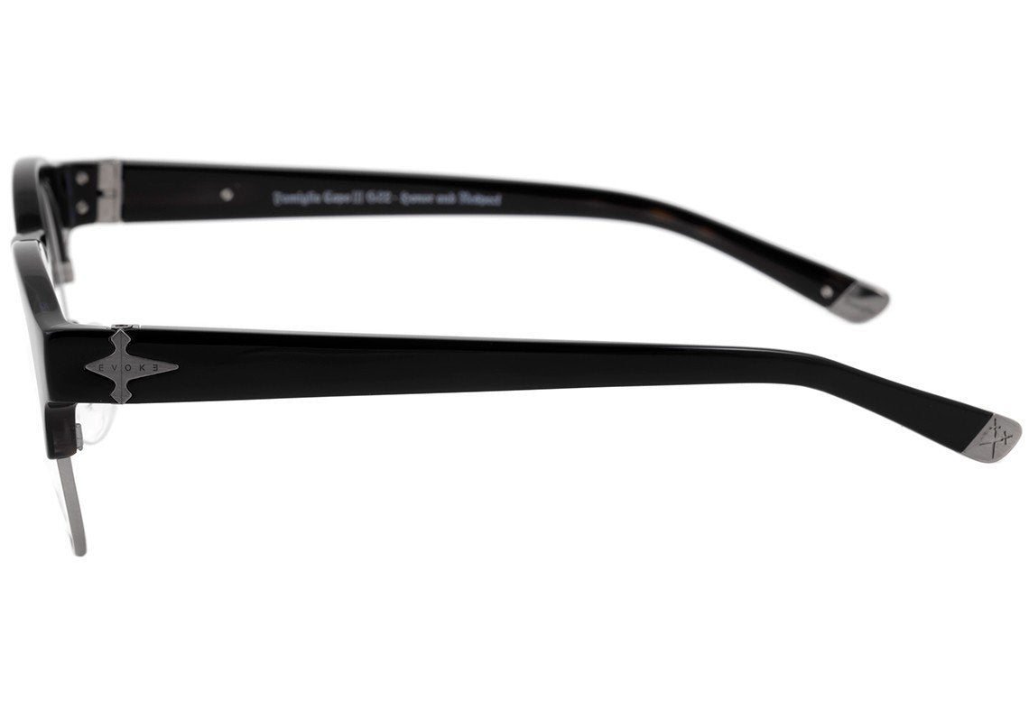 Evoke Capo III G22 Black Shine Gray - 49 mm - Grau