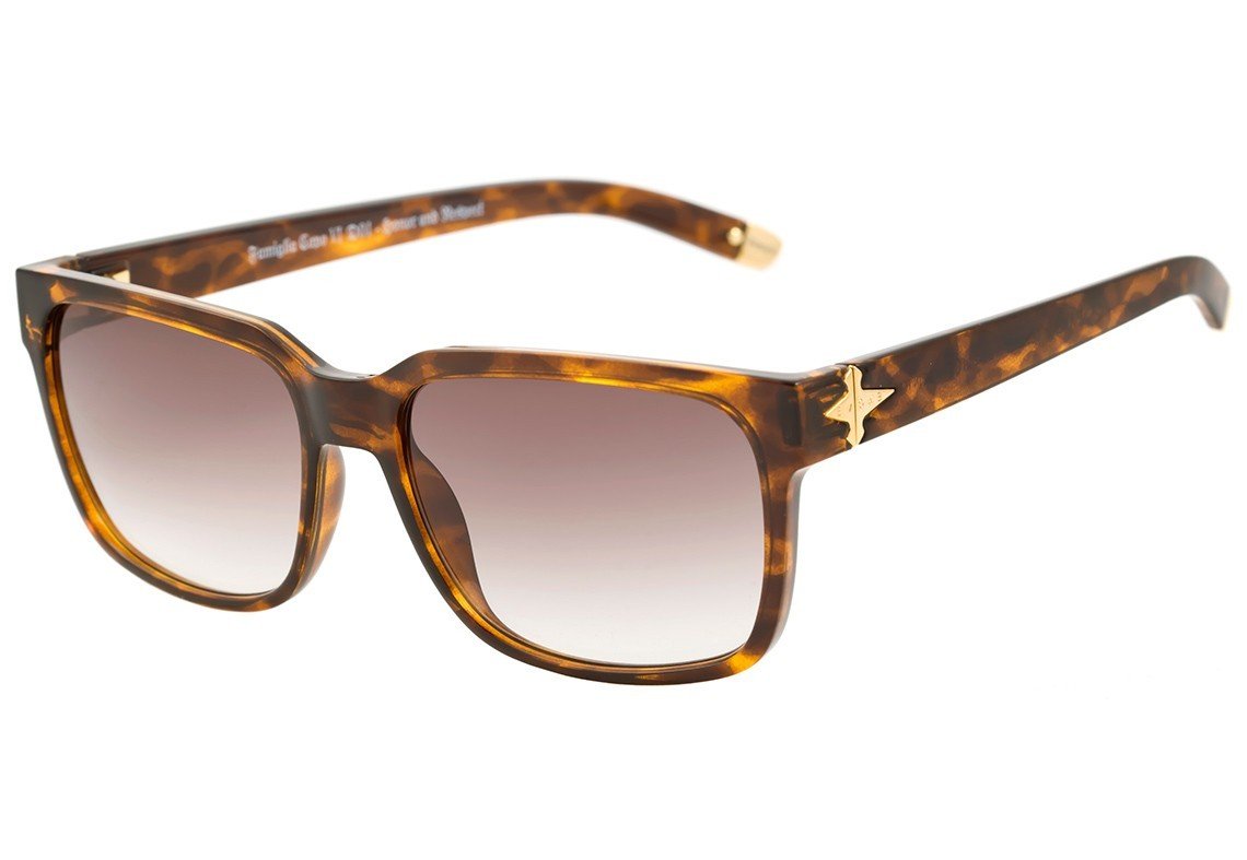 Óculos de Sol Evoke Capo VI D01 Turtle / Brown Degradê - 57 mm