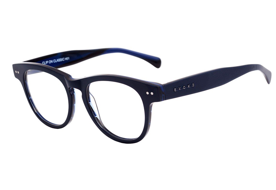 Evoke Classic H01 Clip On Matte Blue / Gray Polarizado - Lente 5,2 cm