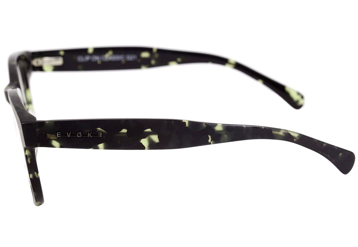 Evoke Classic G21 Clip On Matte Turtle Green / Grey Polarizado - Lente 5,2 cm - Grau