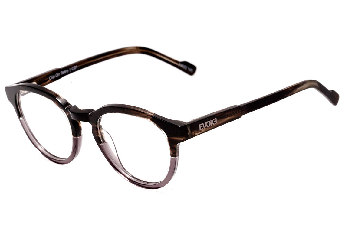 Evoke Clip On Retrô C01 Wood Gray Gun