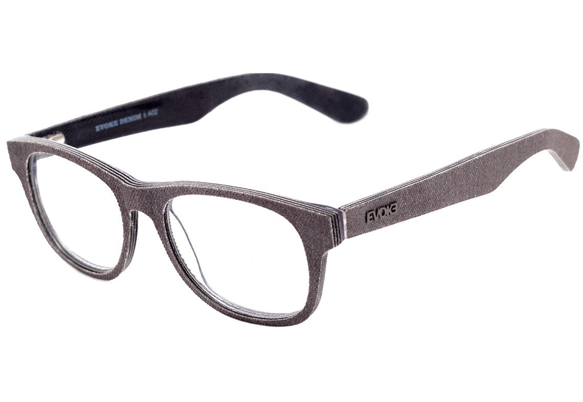 Óculos de Grau Evoke Denim 01 A02 Matte Grey - Lente 5,3 cm - Oculos Shop