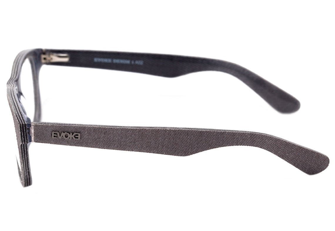 Óculos de Grau Evoke Denim 01 A02 Matte Grey - Lente 5,3 cm - Oculos Shop