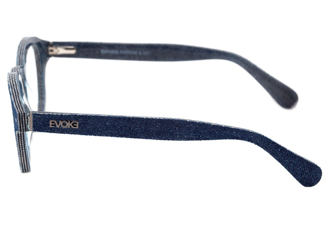 Óculos de Grau Evoke Denim 03 D01 Matte Blue - Lente 4,8 cm - Oculos Shop
