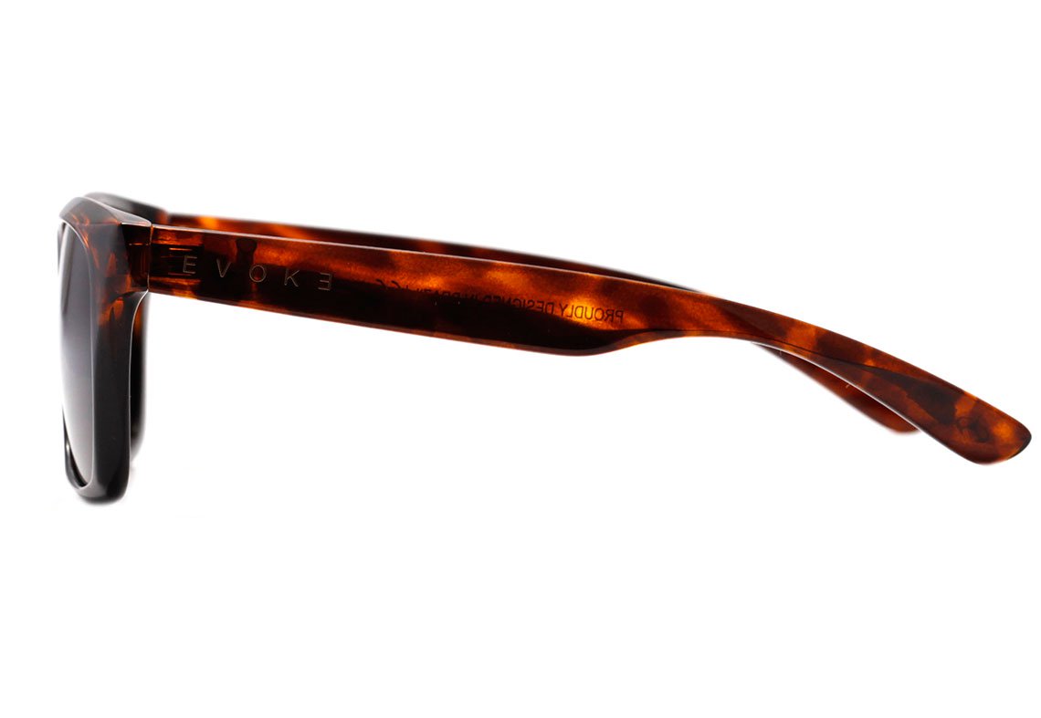 Óculos de Sol Evoke Diamond G21 Turtle Black Shine / Brown - 53 mm