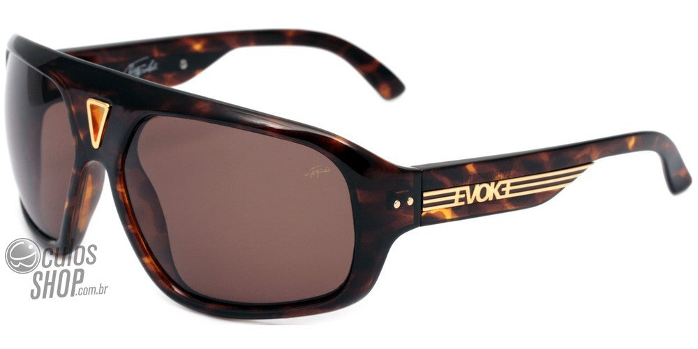 Óculos de Sol Evoke Emerson Fittipaldi Brown/ Gray Degradê