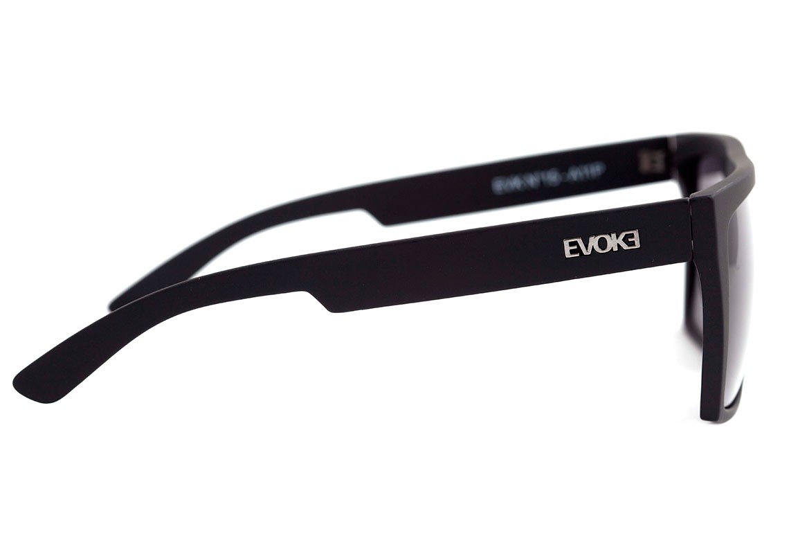 Óculos de Sol Evoke Evk 15 A11P Black Matte/ Gray Polarizado