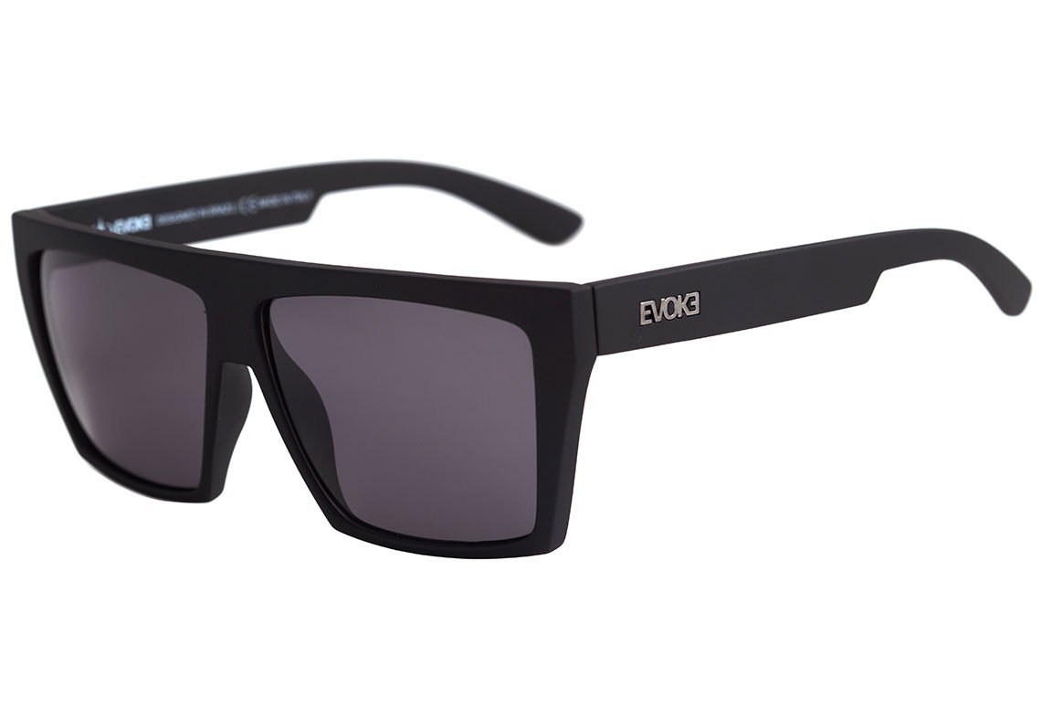 Óculos de Sol Evoke Evk 15 A11P Black Matte/ Gray Polarizado