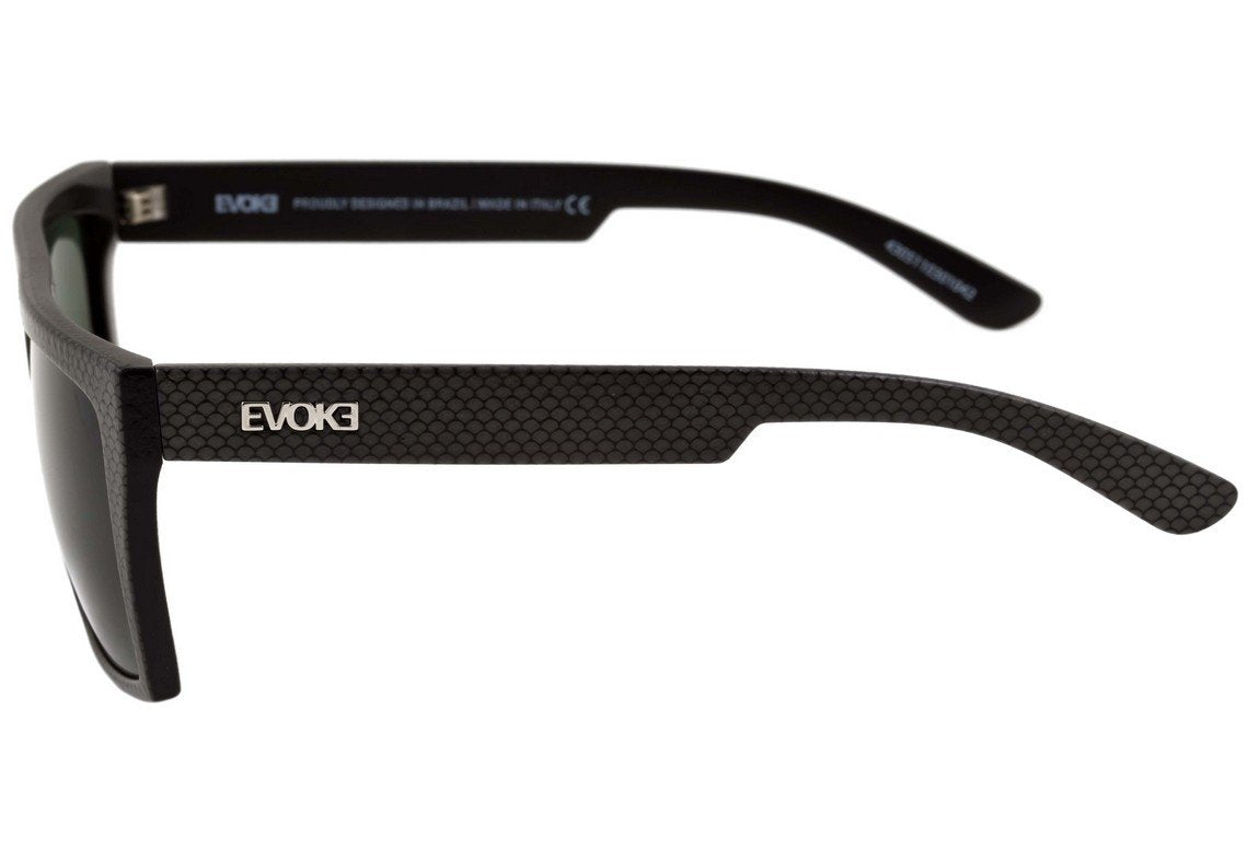 Óculos de Sol Evoke EVK 15 Black With Signs / G15 Green - 56 mm