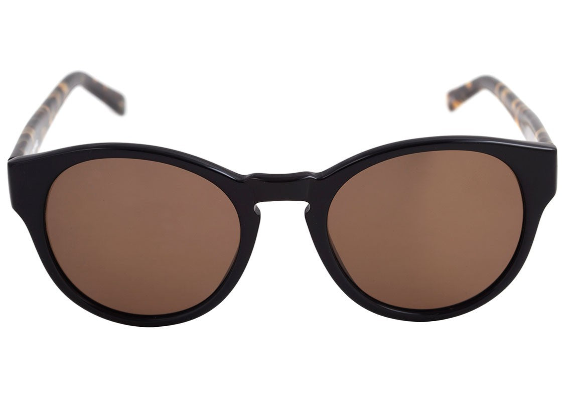 Óculos de Sol Evoke Evk 16 A02 Black Shine Temple Demi Blond/ Brown Total