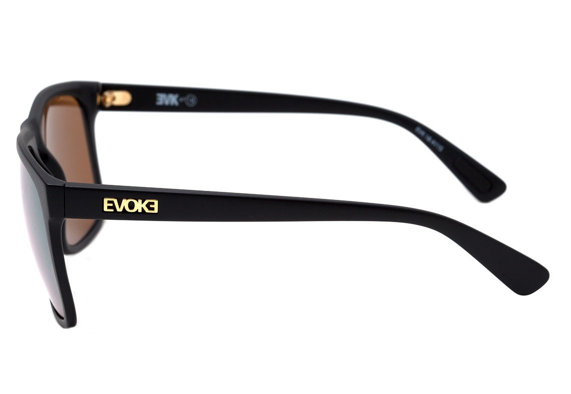 Óculos de Sol Evoke Evk 18 A11S Black Matte/ Gold Espelhado