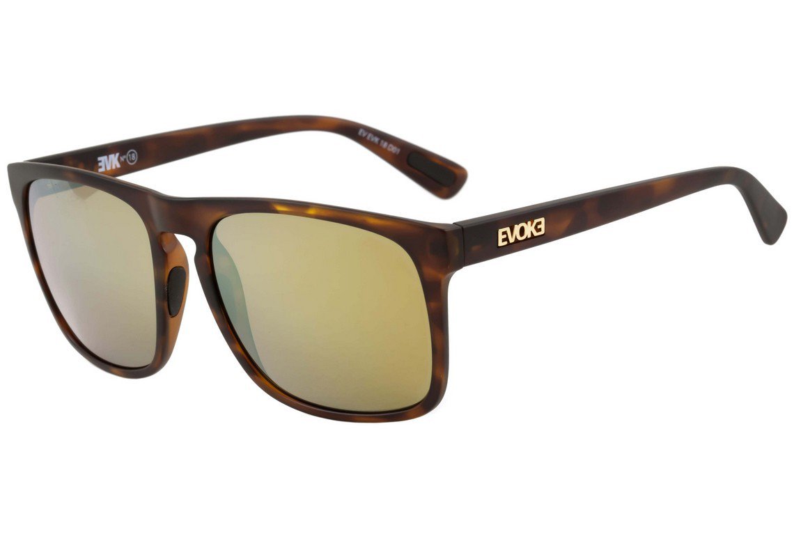 Óculos de Sol Evoke Evk 18 Turtle Matte/ Gold Espelhado
