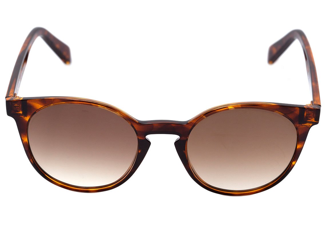 Óculos de Sol Evoke EVK 20 G21S Demi Shine Gold / Gold Flash Unico - 50 mm