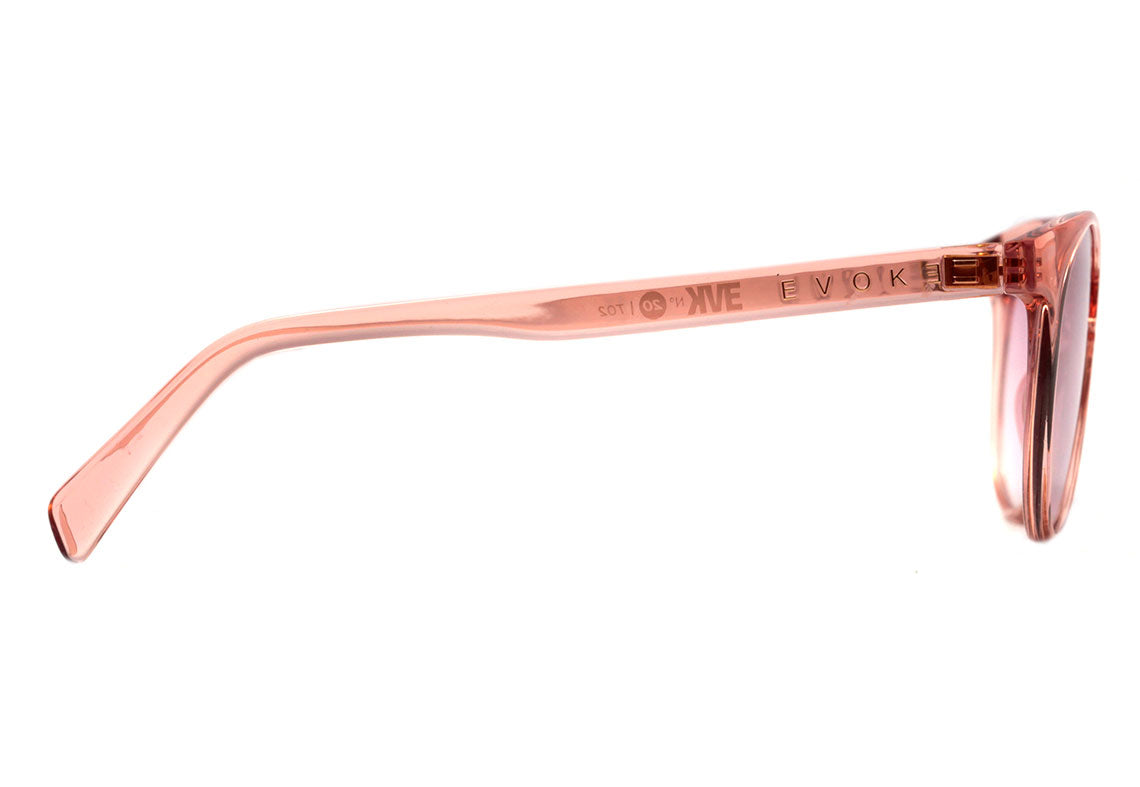 Evoke EVK 20 T02 Crystal Rosê / Rosê Gradient Unico - Lente 5,0 cm