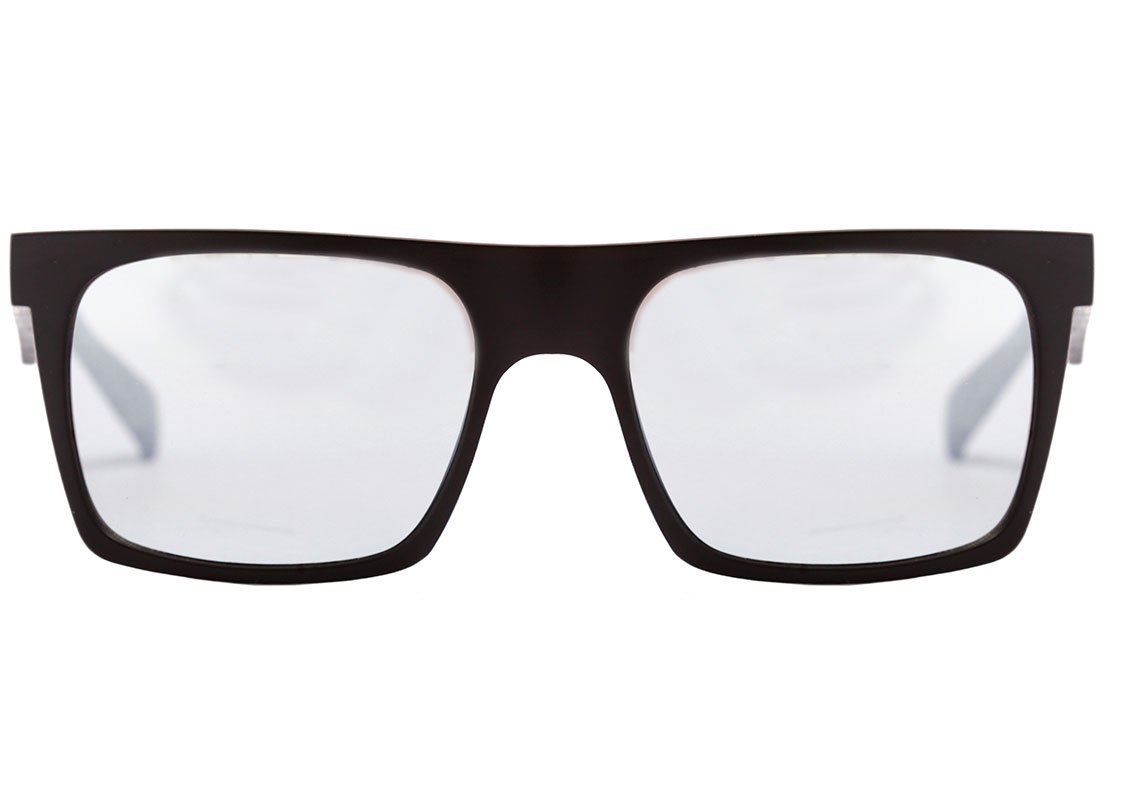 Óculos de Sol Evoke EVK 22 ST01S Black Stone Matte Gun / Silver Flash Unico - 55 mm