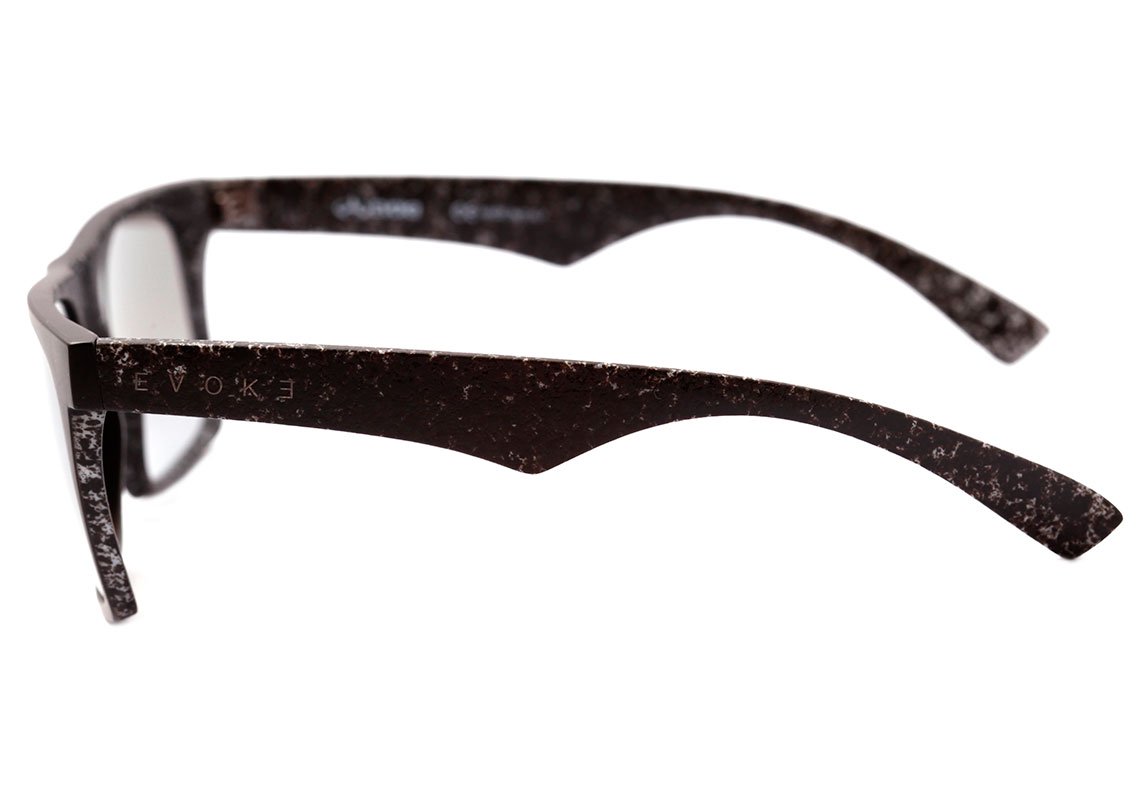 Óculos de Sol Evoke EVK 22 ST01S Black Stone Matte Gun / Silver Flash Unico - 55 mm