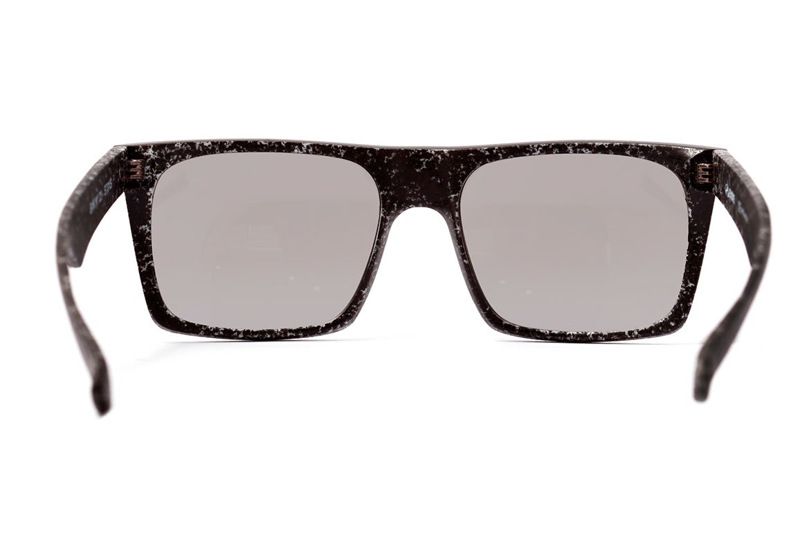 Óculos de Sol Evoke EVK 22 ST01S Black Stone Matte Gun / Silver Flash Unico - 55 mm