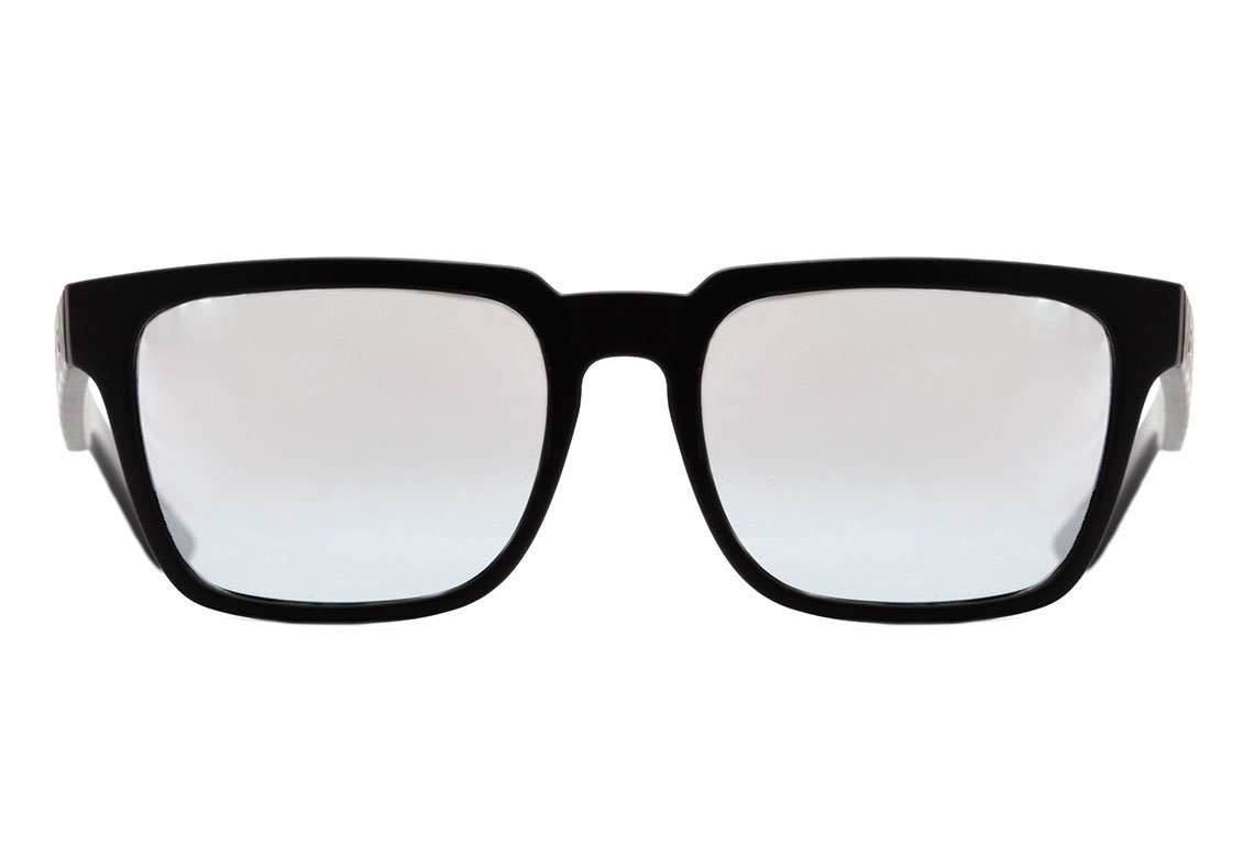 Óculos de Sol Evoke EVK 23 A11S Black Matte Rubber / Silver Flash - 55 mm