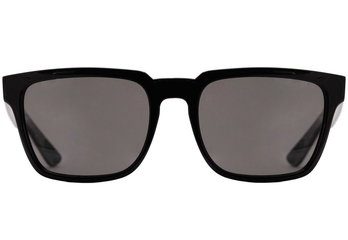 Óculos de Sol Evoke EVK 23 WFD02 Black Shine Gray Wood / Gray - 55 mm