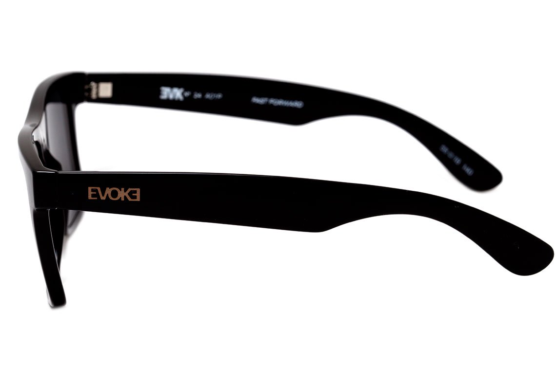 Óculos de Sol Evoke EVK 24 A01P Black Shine / Black Polarized Unico - 54 mm