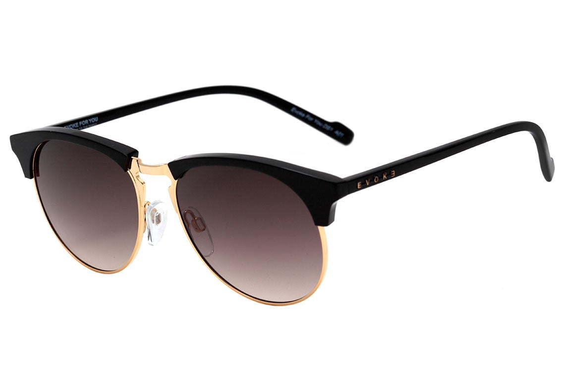 Evoke For You Ds1 A01 Black Shine Gold/ Brown Gradient - 54 mm